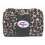 Professional's Choice Polo Wraps in a bold leopard print, crafted from superior high-quality fleece for ultimate horse leg support and protection. These equestrian bandages feature a secure black velcro closure with the iconic blue and red Professional's Choice logo. Ideal for horse owners seeking stylish yet functional leopard-patterned leg wraps for training, dressage, or trail riding. A must-have animal print equestrian accessory for protecting horse tendons and ligaments.