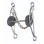Professional's Choice Professional Greeley Long Shank Twisted Wire Bit featuring a sleek stainless steel design with long shanks for added leverage. This western curb bit includes a thin twisted wire mouthpiece for clear communication, paired with black rubber bit guards to prevent pinching and an adjustable curb chain. High-quality equestrian hardware perfect for refined training and performance riding.