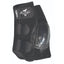 Professional's Choice Short VenTECH Skid Boots in black, designed for elite horse leg protection during reining and performance maneuvers. These durable equestrian boots feature breathable VenTECH neoprene, secure hook-and-loop straps, and a reinforced leather exterior. The integrated high-impact plastic cup provides essential fetlock protection for sliding stops. Ideal for competitive western riders looking for professional-grade horse gear and sports medicine products.