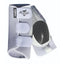 Professional’s Choice Short VenTECH Skid Boots in white, featuring a durable black hard-shell skid cup for maximum fetlock protection. These breathable neoprene horse boots include three secure hook-and-loop straps and reinforced stitching for long-lasting performance. Ideal for reining and western performance horses, these protective equine boots offer superior impact resistance during slides. Essential high-quality horse tack for safety and durability.