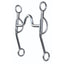Pros Choice Loomis Medium Port Silver 8 1/2In western horse bit. This polished silver stainless steel bit features a medium port mouthpiece for tongue relief and long 8.5-inch shanks for precise leverage. The loose cheek design enhances communication between horse and rider. Ideal for western performance, training, or ranch work. High-quality equestrian tack for professional and amateur riders alike.