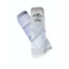 Professional's Choice SMBII Sports Medicine Boots in classic white. These premium protective horse boots provide superior support for tendons and ligaments with a shock-absorbing design. Featuring secure wrap-around Velcro closures for a custom fit, these SMB 2 boots are essential for equine injury prevention during performance or training. High-quality equestrian leg protection offering a clean, professional look and durable impact resistance for your horse.