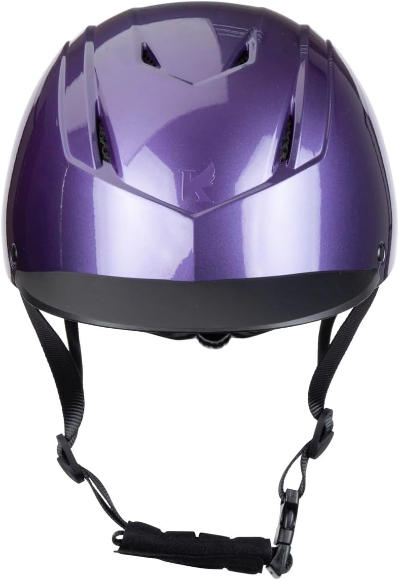 Shires Karben Equestrian Riding Helmet Low Profile Matteo Horse Schooling Safety - Hooves and Paws