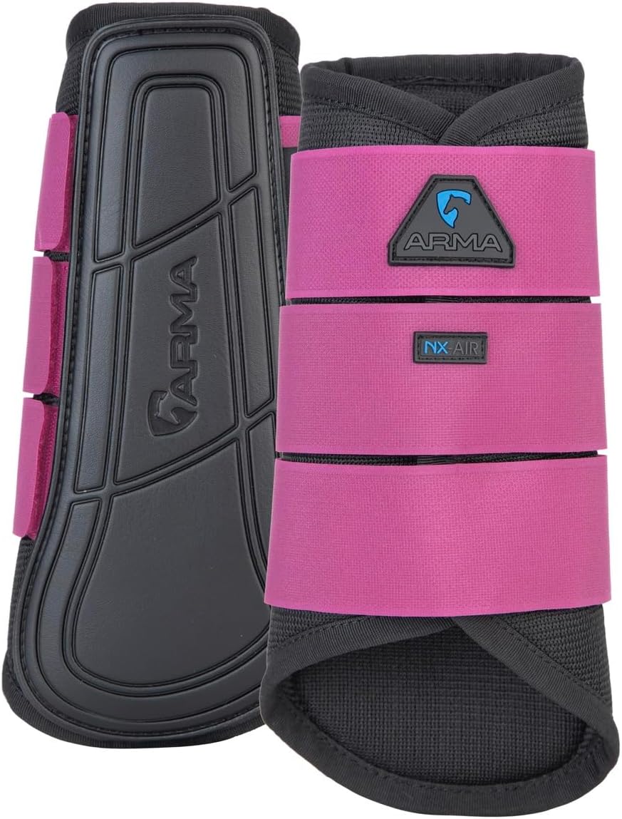 Shires ARMA Air Motion Brushing Boots - Breathable 3D Mesh Shock Absorbent Horse Leg Protection