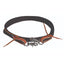 Professional's Choice Schutz Poly Roper Reins in chocolate brown. These 3/8" x 8' horse reins feature a durable braided poly rope construction with classic tan leather water loops and secure silver swivel snaps. Perfect for Western riding and roping, this high-quality equestrian gear provides a comfortable grip and professional performance for any rider.