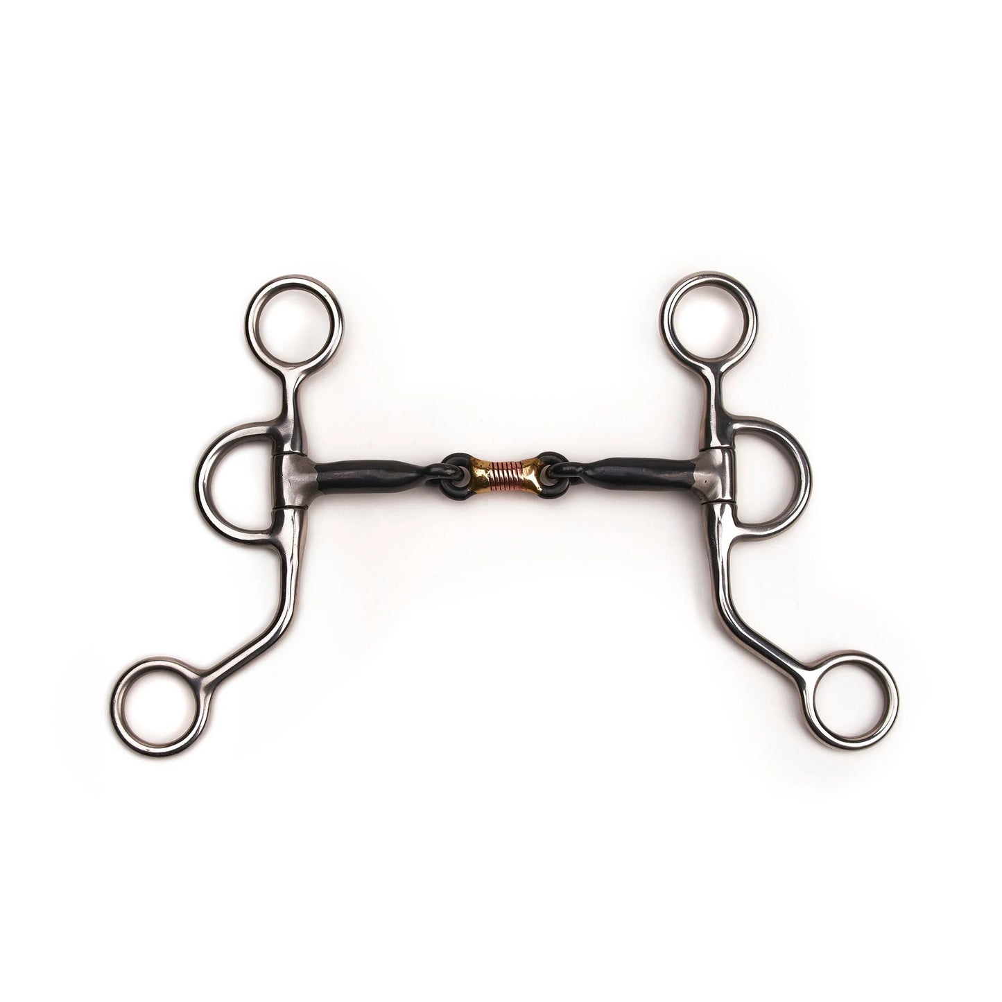 Shires Argentine Sweet Iron Bit with Copper Dog Bone - Stainless Steel