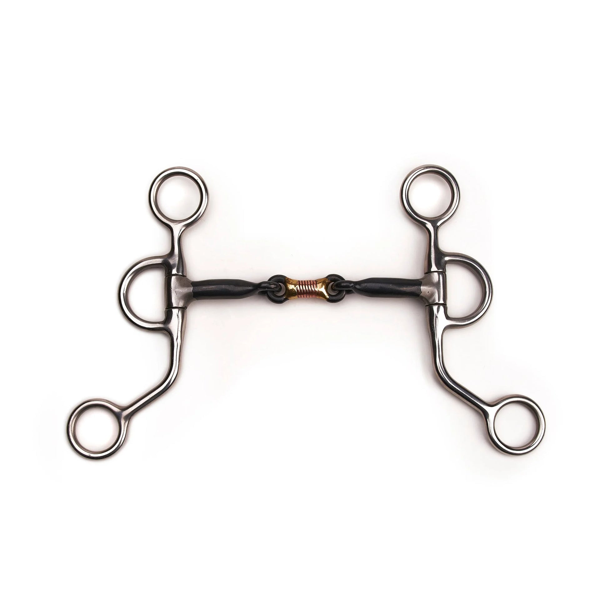 Shires Argentine Sweet Iron Bit with Copper Dog Bone - Stainless Steel