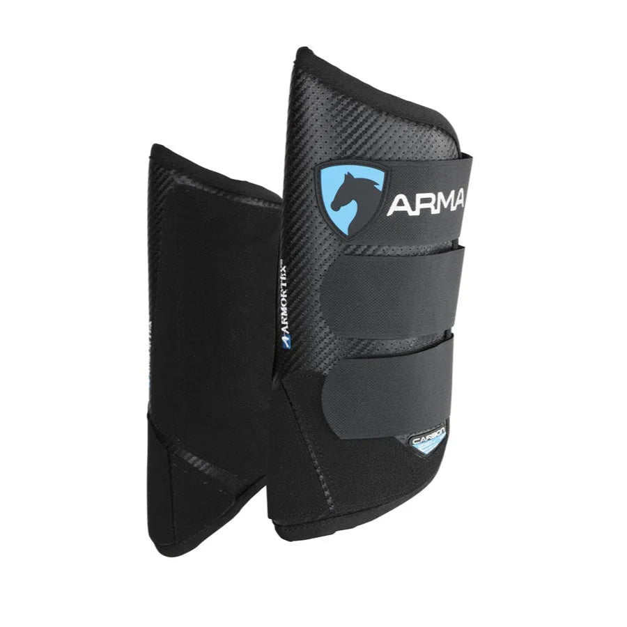 Shires ARMA Carbon Cross Country Hind Boots - Professional Equestrian Leg Protection