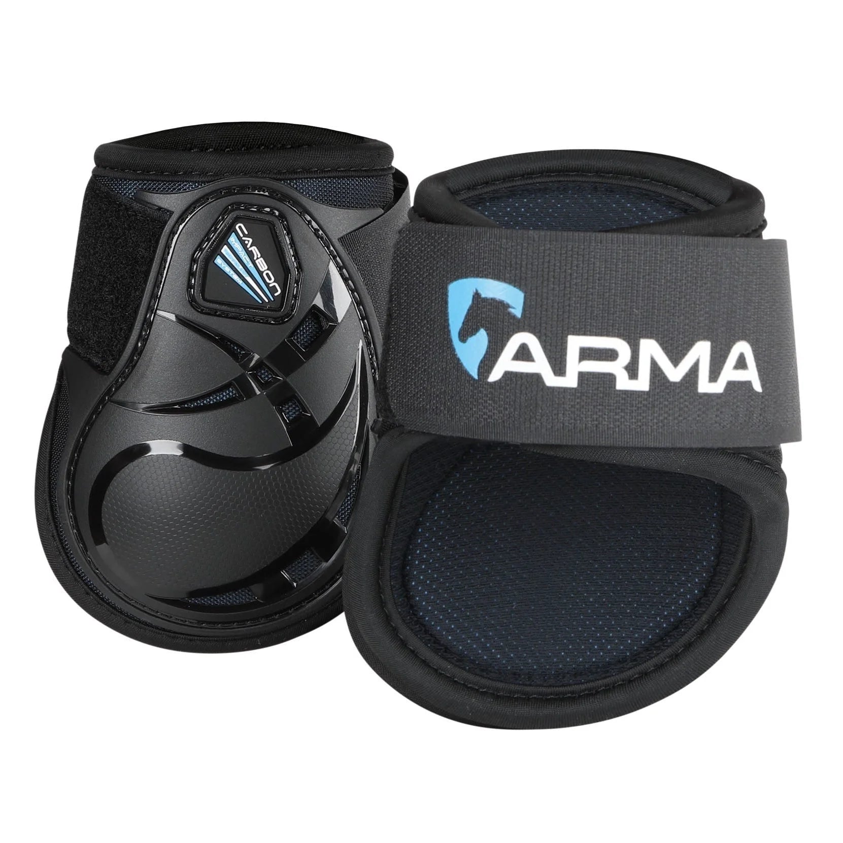 Shires Arma Carbon Fetlock Boots - Durable Impact Protection for Your Horse's Hind Legs