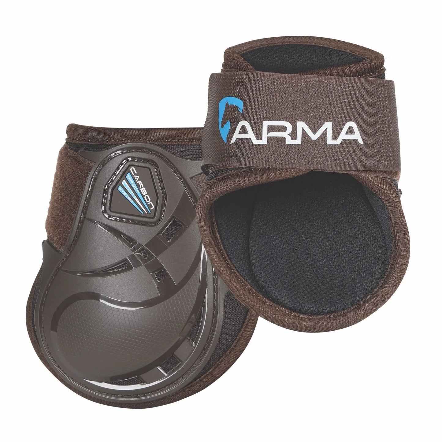 Shires Arma Carbon Fetlock Boots - Durable Impact Protection for Your Horse's Hind Legs