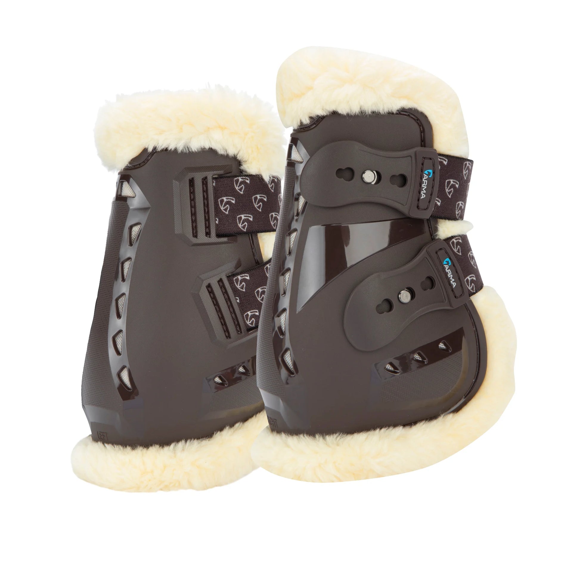 Shires ARMA Carbon Pro SupaFleece Fetlock Boots - High Impact Protection for Horses