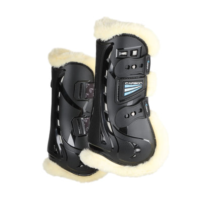 Shires ARMA Carbon SupaFleece Tendon Boots - Premium Shock Absorbing Horse Leg Protection