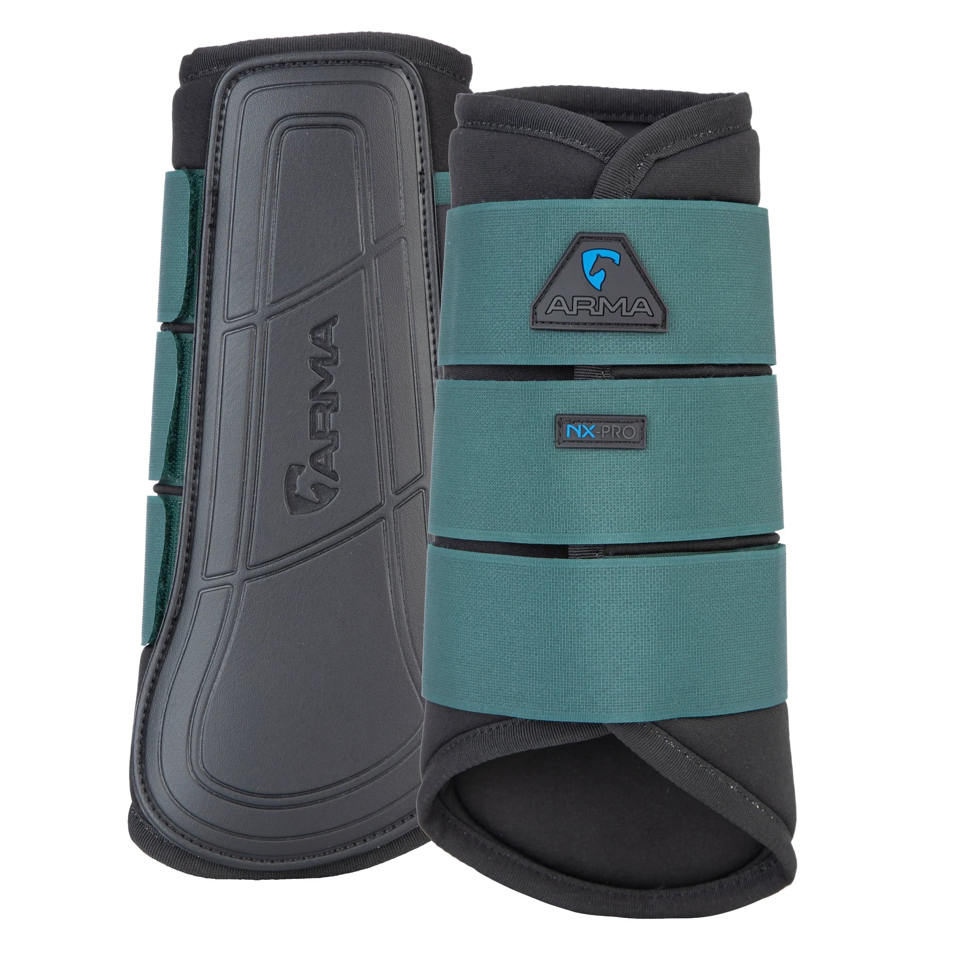 Shires Arma Contour Pro Brushing Boots - Durable Impact Protection for Horses - Multiple Sizes