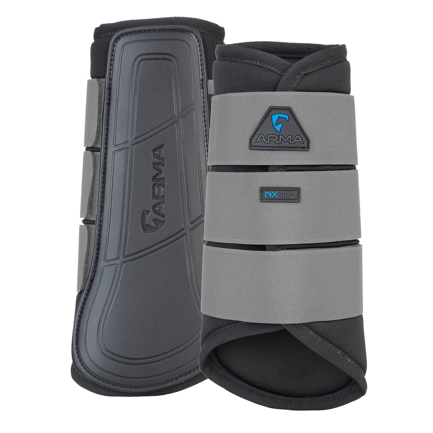 Shires Arma Contour Pro Brushing Boots - Durable Impact Protection for Horses - Multiple Sizes
