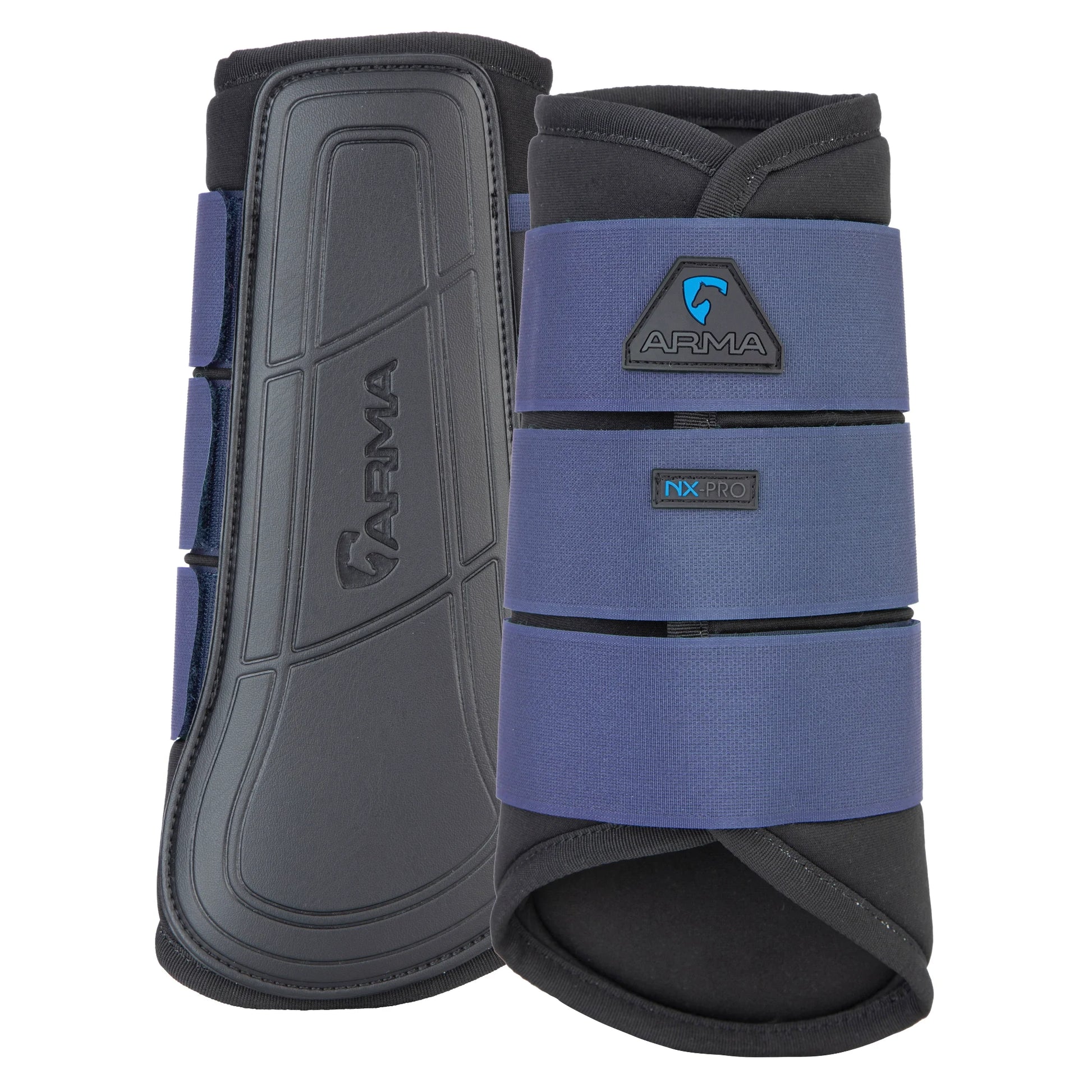 Shires Arma Contour Pro Brushing Boots - Durable Impact Protection for Horses - Multiple Sizes