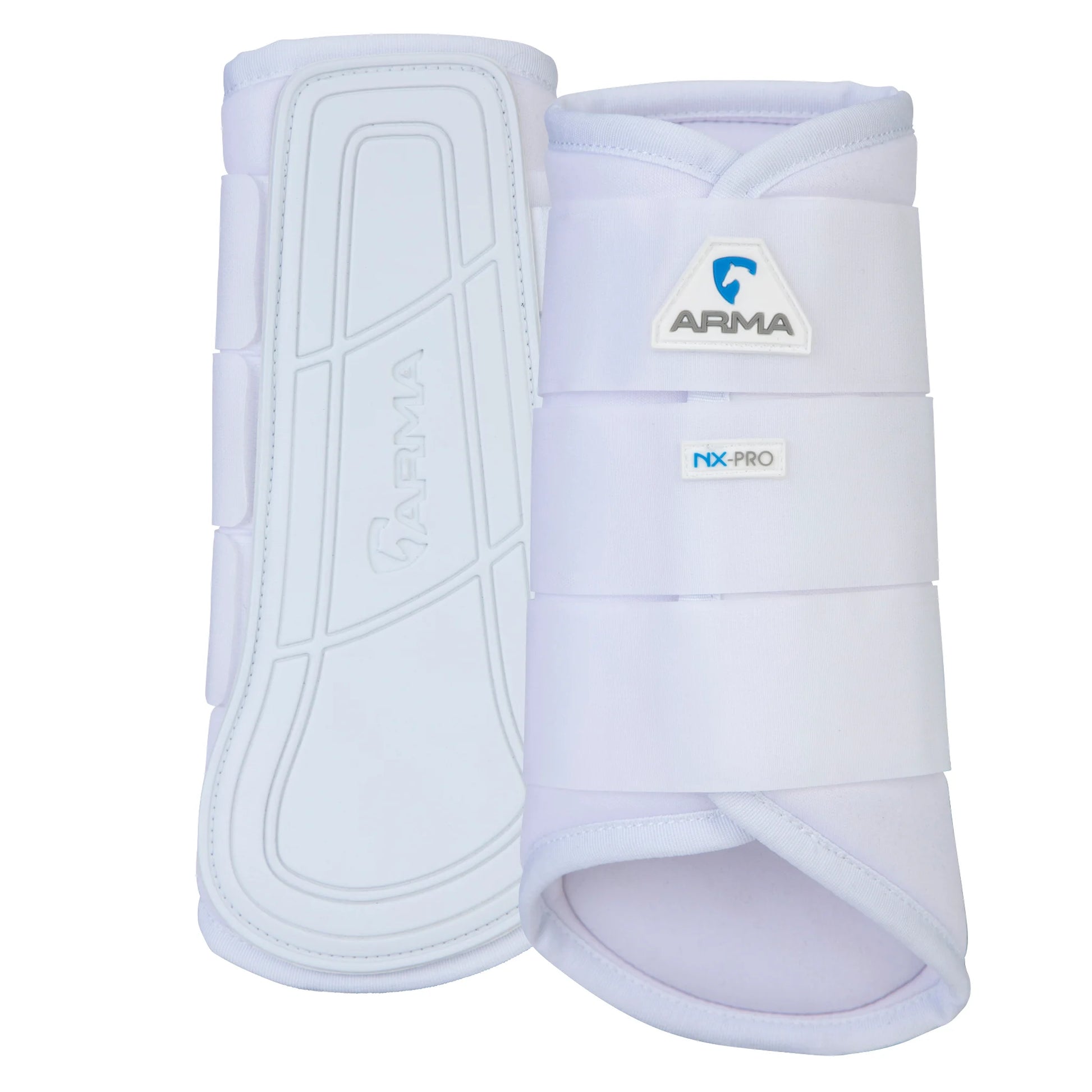 Shires Arma Contour Pro Brushing Boots - Durable Impact Protection for Horses - Multiple Sizes