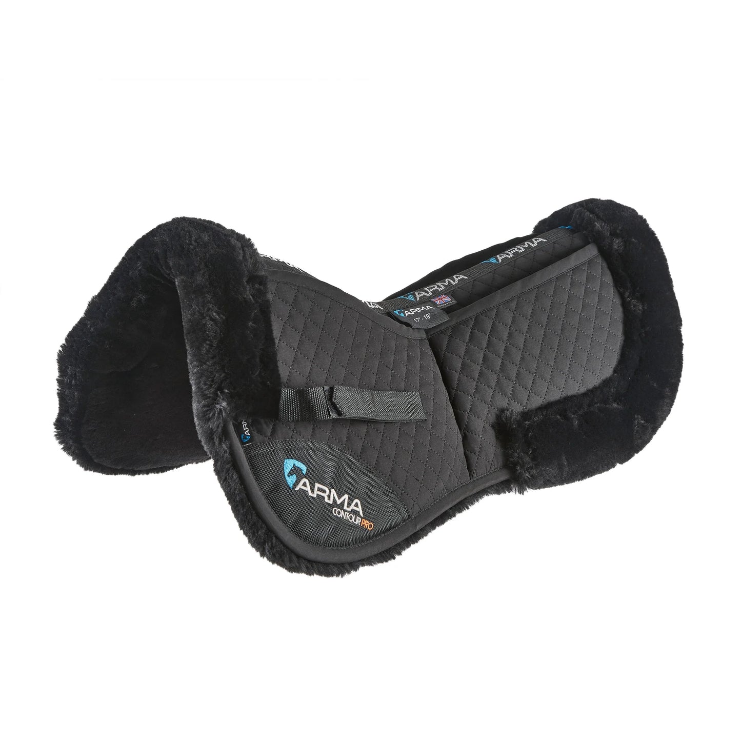Shires ARMA Corrective Lined Half Pad - Shock Absorbing Fleece Lined Saddle Fit Support
