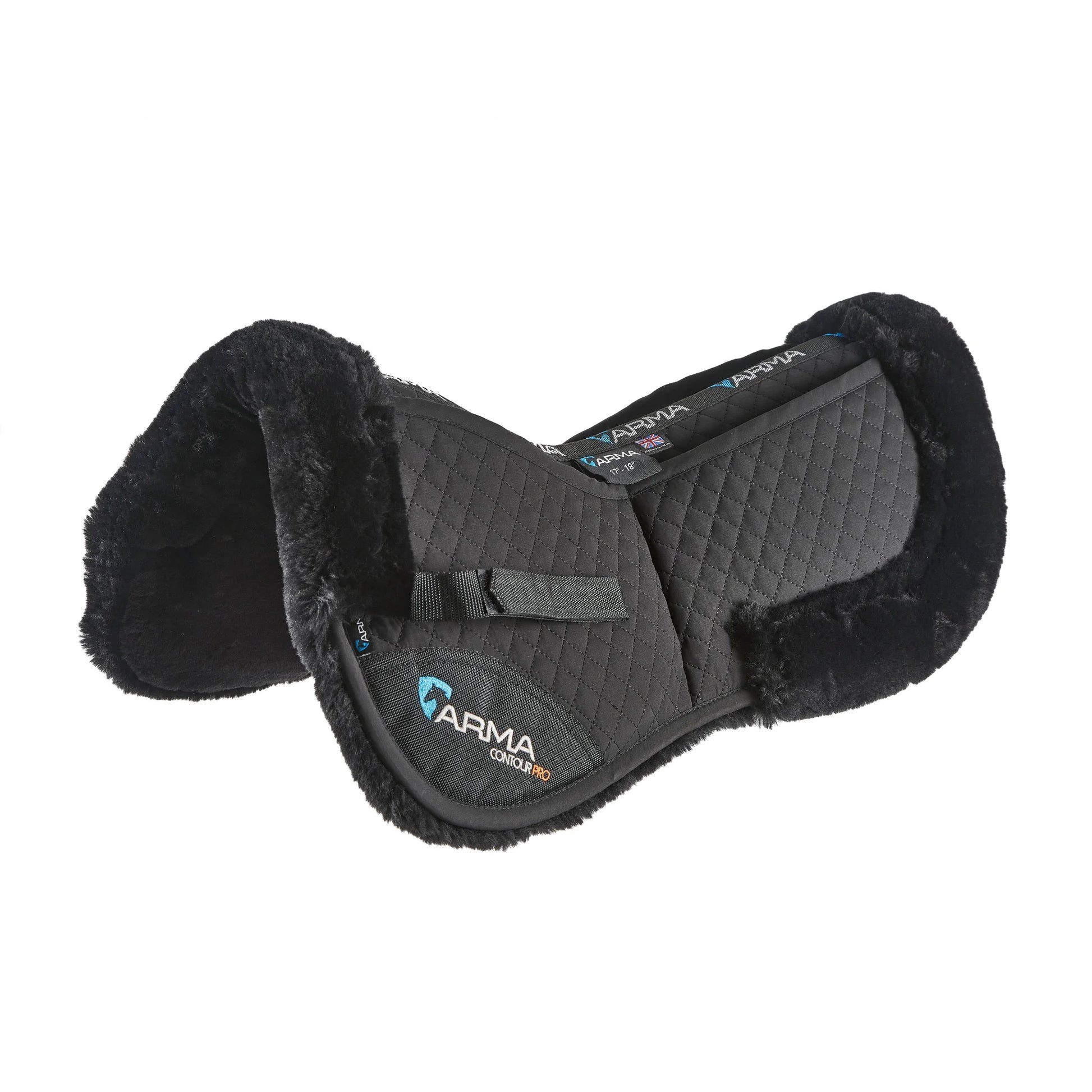Shires ARMA Corrective Lined Half Pad - Shock Absorbing Fleece Lined Saddle Fit Support
