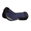Shires Arma Deluxe Cotton Half Pad - Breathable Quilted English Saddle Support for Horse Comfort