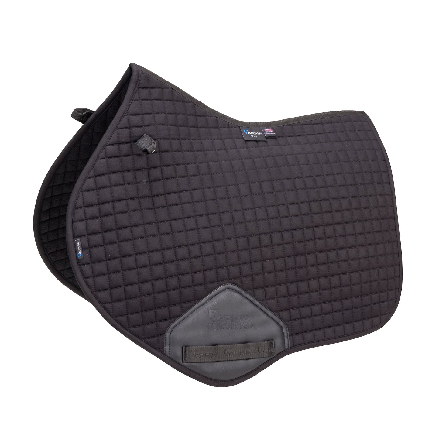 Shires Arma Deluxe Cotton Jump Saddlecloth - Breathable & Durable High-Performance Horse Jumping Pad