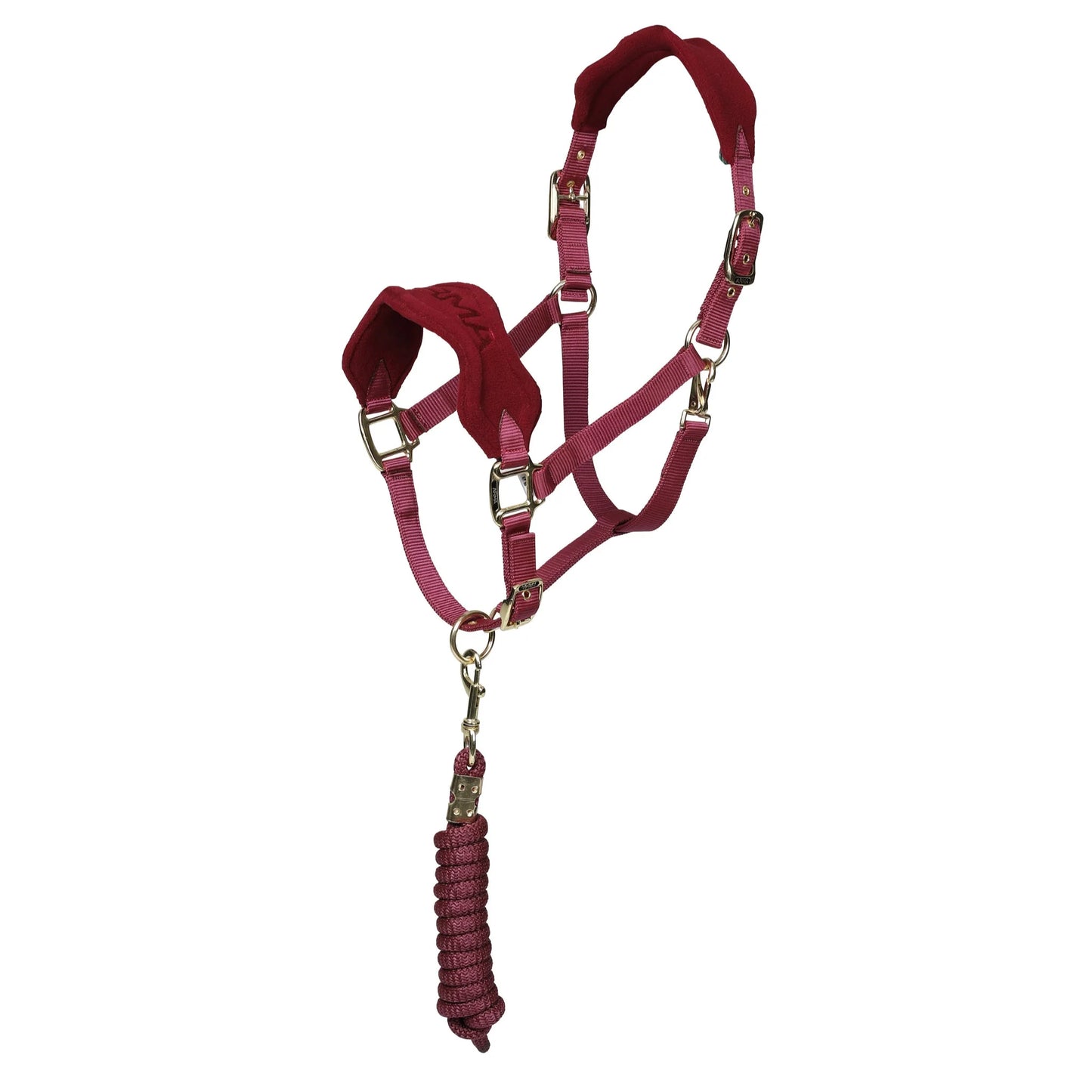 Shires Arma Fleece Padded Headcollar and Matching Lead Rope Set - Soft Comfort Horse Halter