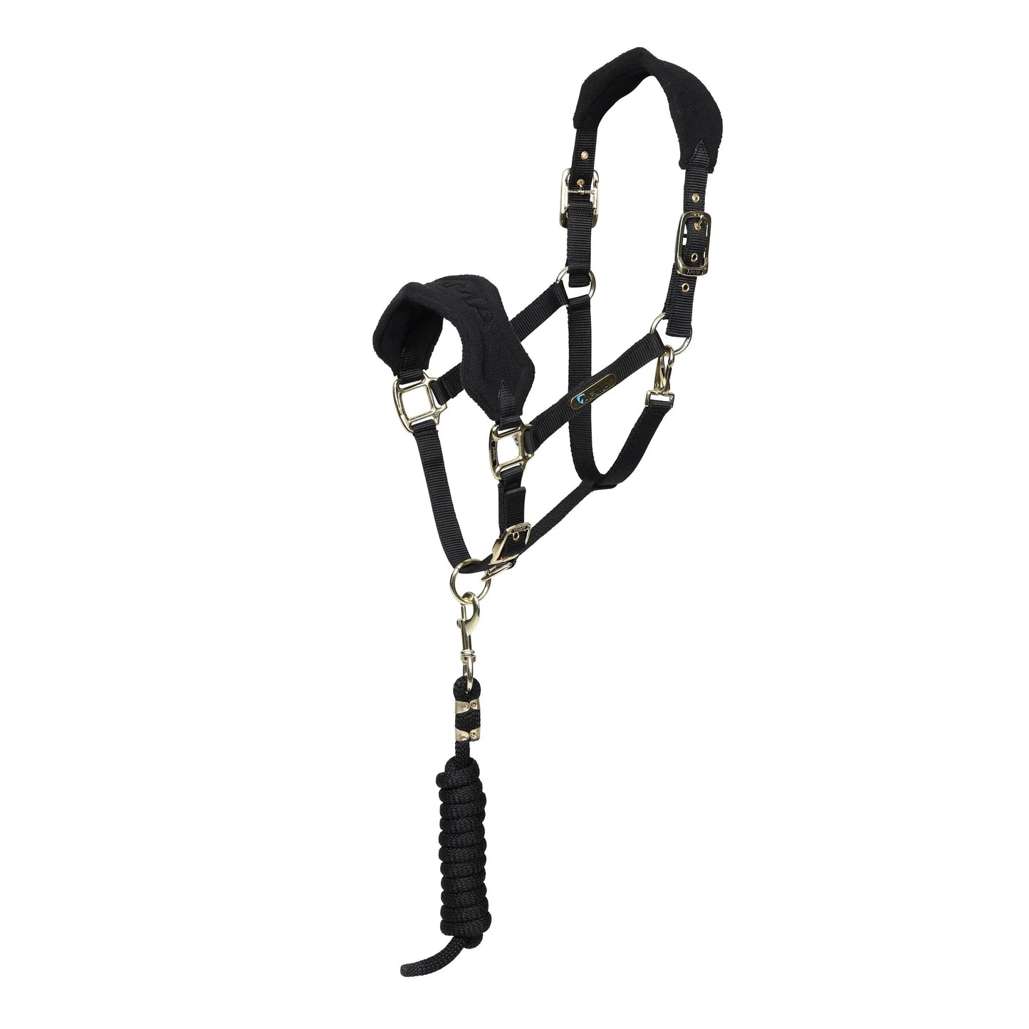 Shires Arma Fleece Padded Headcollar and Matching Lead Rope Set - Soft Comfort Horse Halter