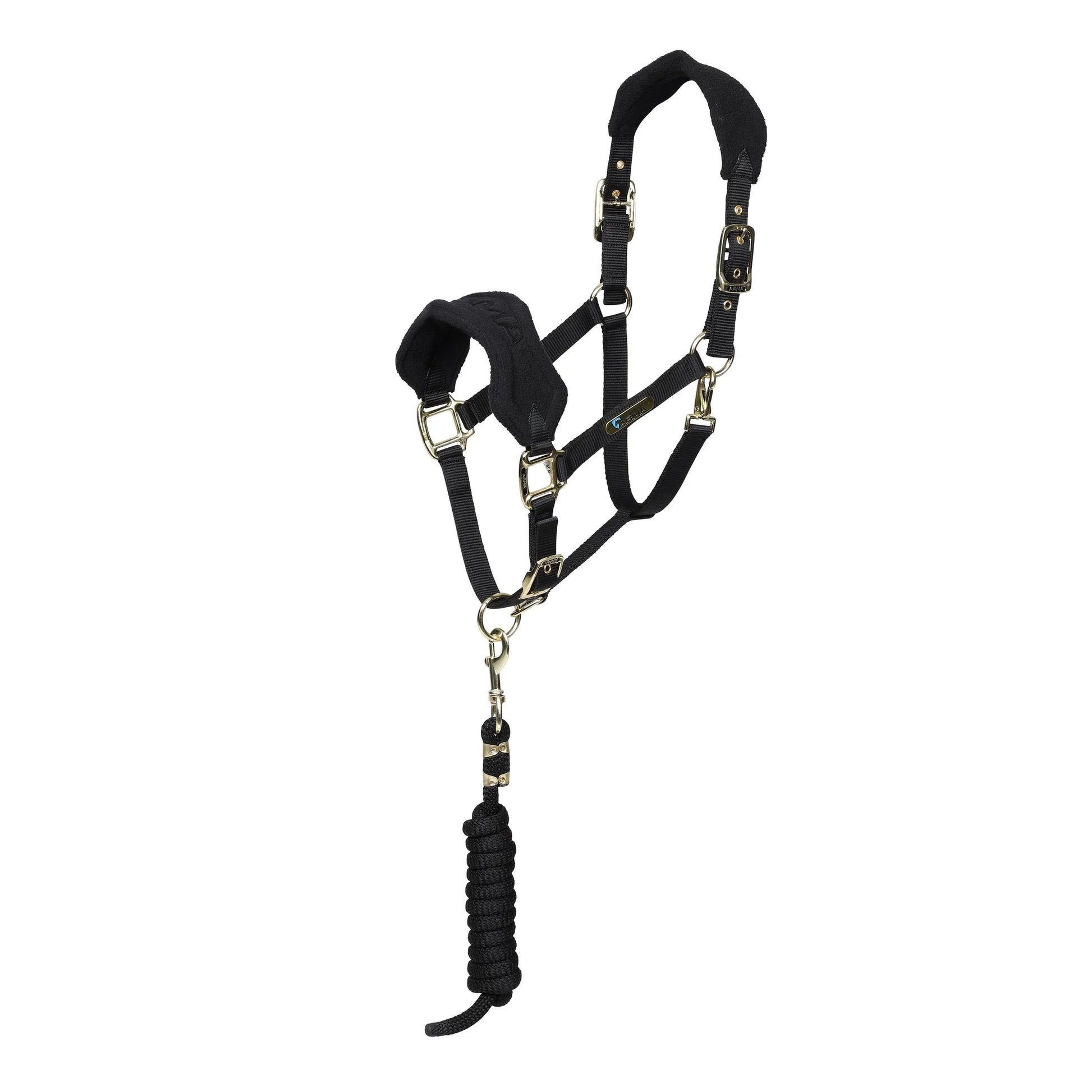 Shires Arma Fleece Padded Headcollar and Matching Lead Rope Set - Soft Comfort Horse Halter