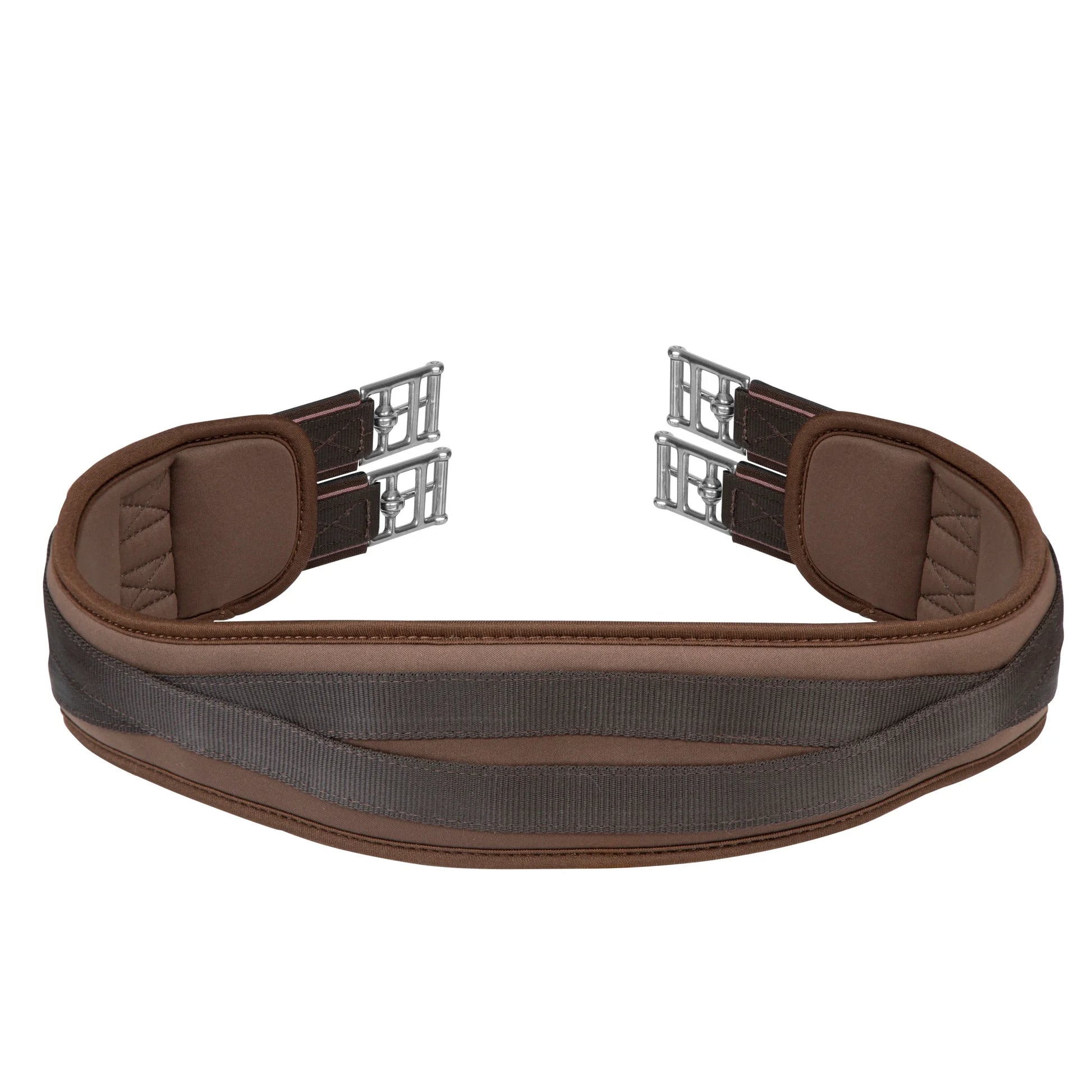 Shires ARMA Memory Foam Girth - Brown - Contoured Pressure Relief and Anti-Chafe Horse Comfort