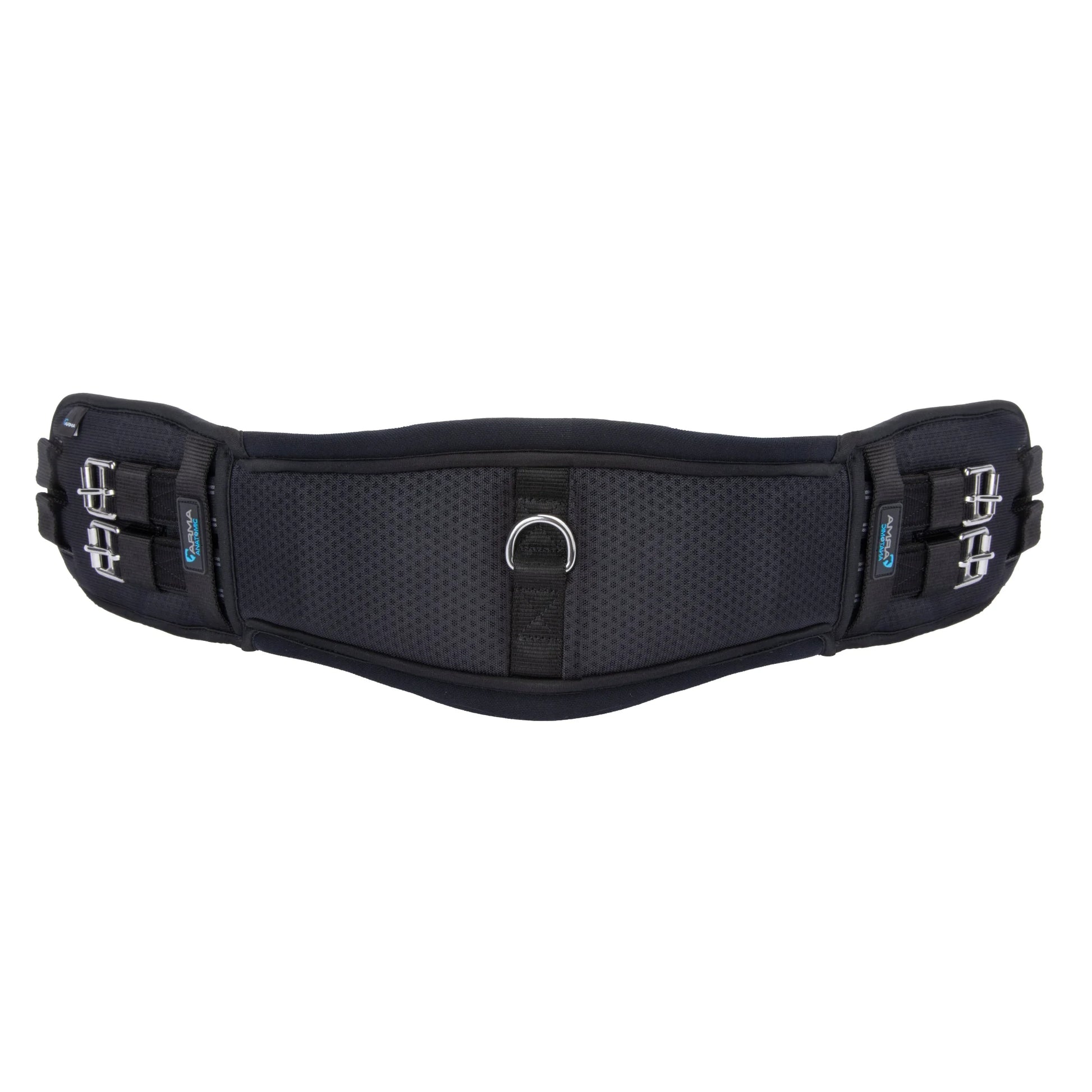 Shires Arma Performance Dressage Girth - Contoured Breathable Horse Girth - Black - Multiple Sizes
