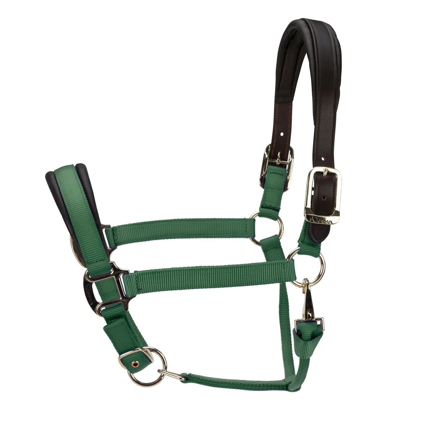 Shires Arma Premium Nylon Halter with Soft Leather Padding - Multiple Sizes