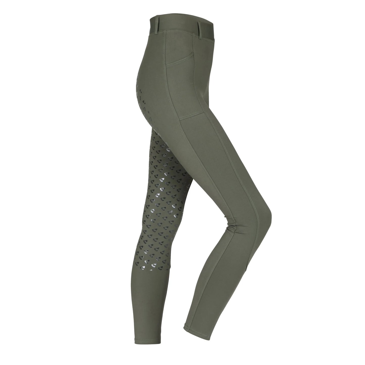 Shires Aubrion Albany Young Rider Riding Tights - Comfortable Youth Equestrian Schooling Leggings
