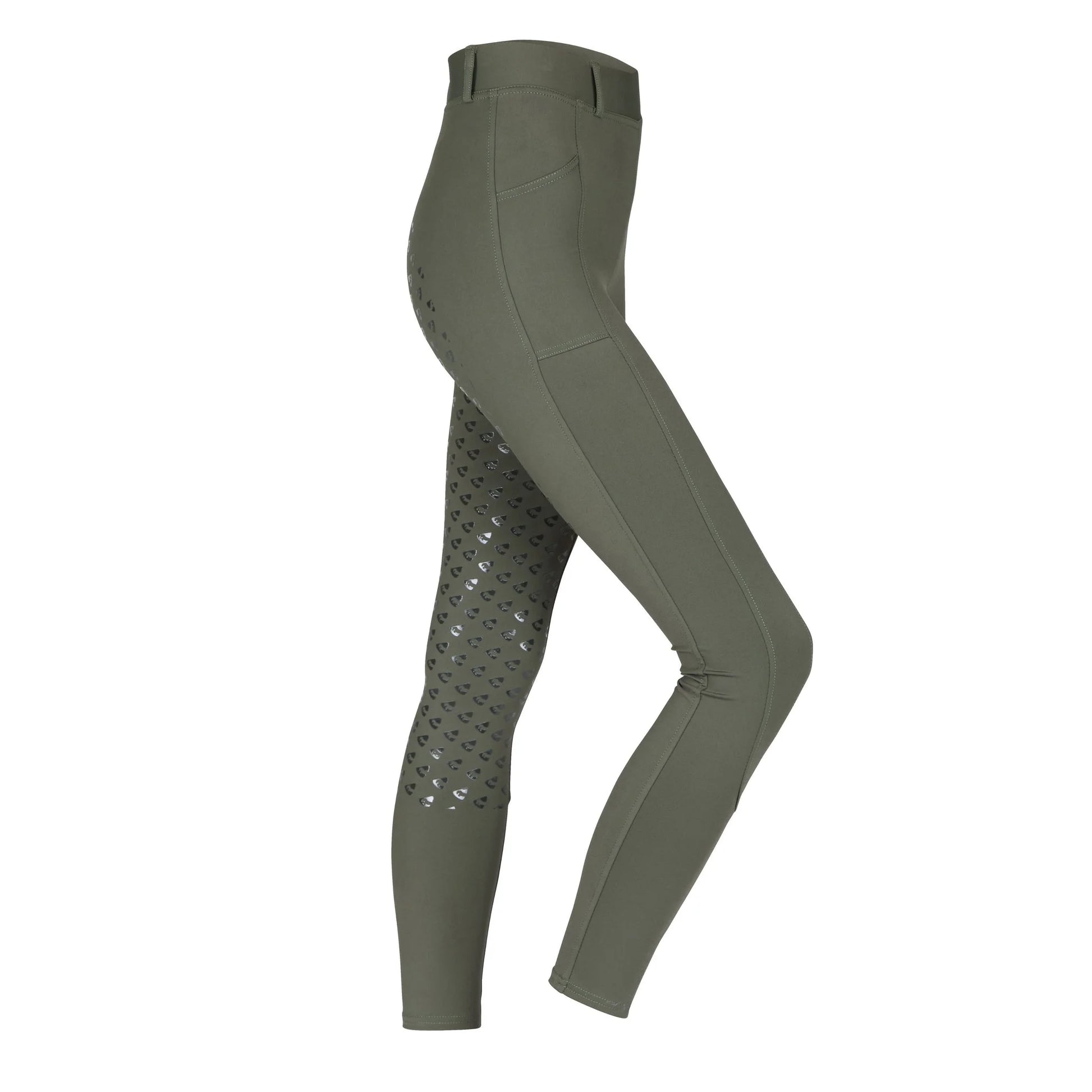 Shires Aubrion Albany Young Rider Riding Tights - Comfortable Youth Equestrian Schooling Leggings