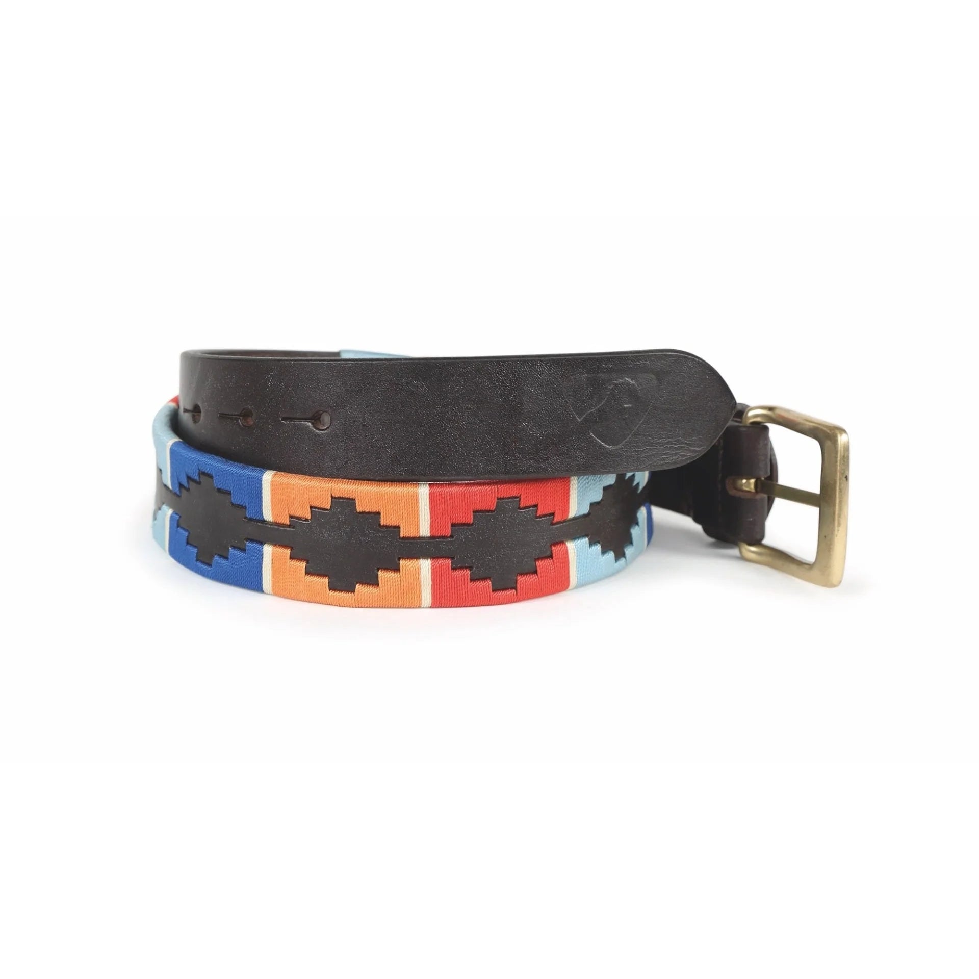 Shires Aubrion Drover Polo Belt - Hand-Stitched Leather Equestrian Belt - Multiple Sizes 9971T/R/O/B70