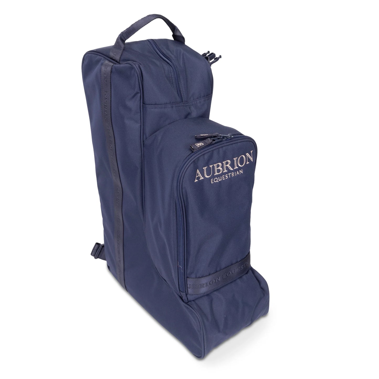 Shires Aubrion Equestrian Hat, Whip and Boot Bag - Navy - Durable All-in-One Riding Gear Storage