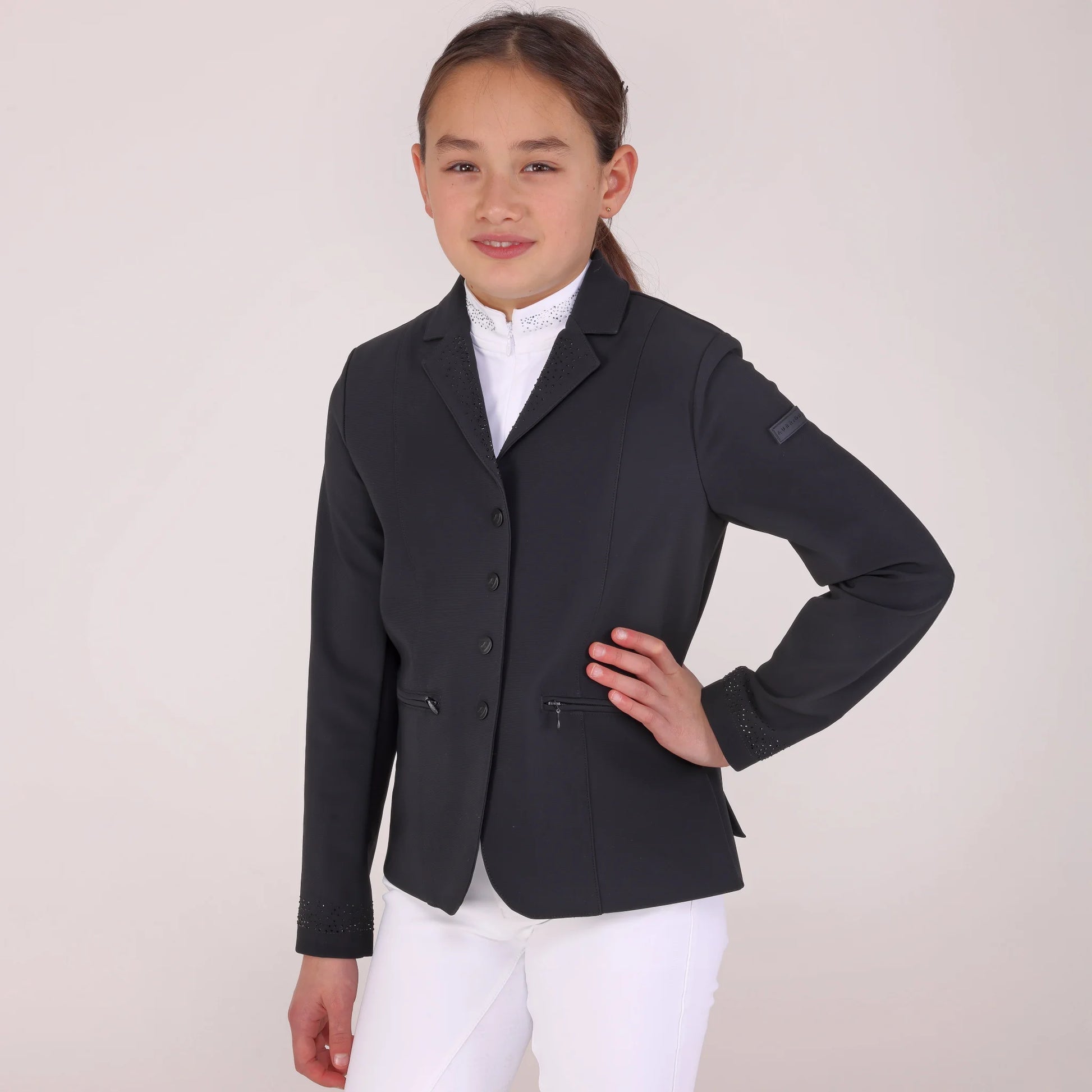 Shires Aubrion Optima-GX Show Coat - Professional Equestrian Riding Jacket 10801BLACK32