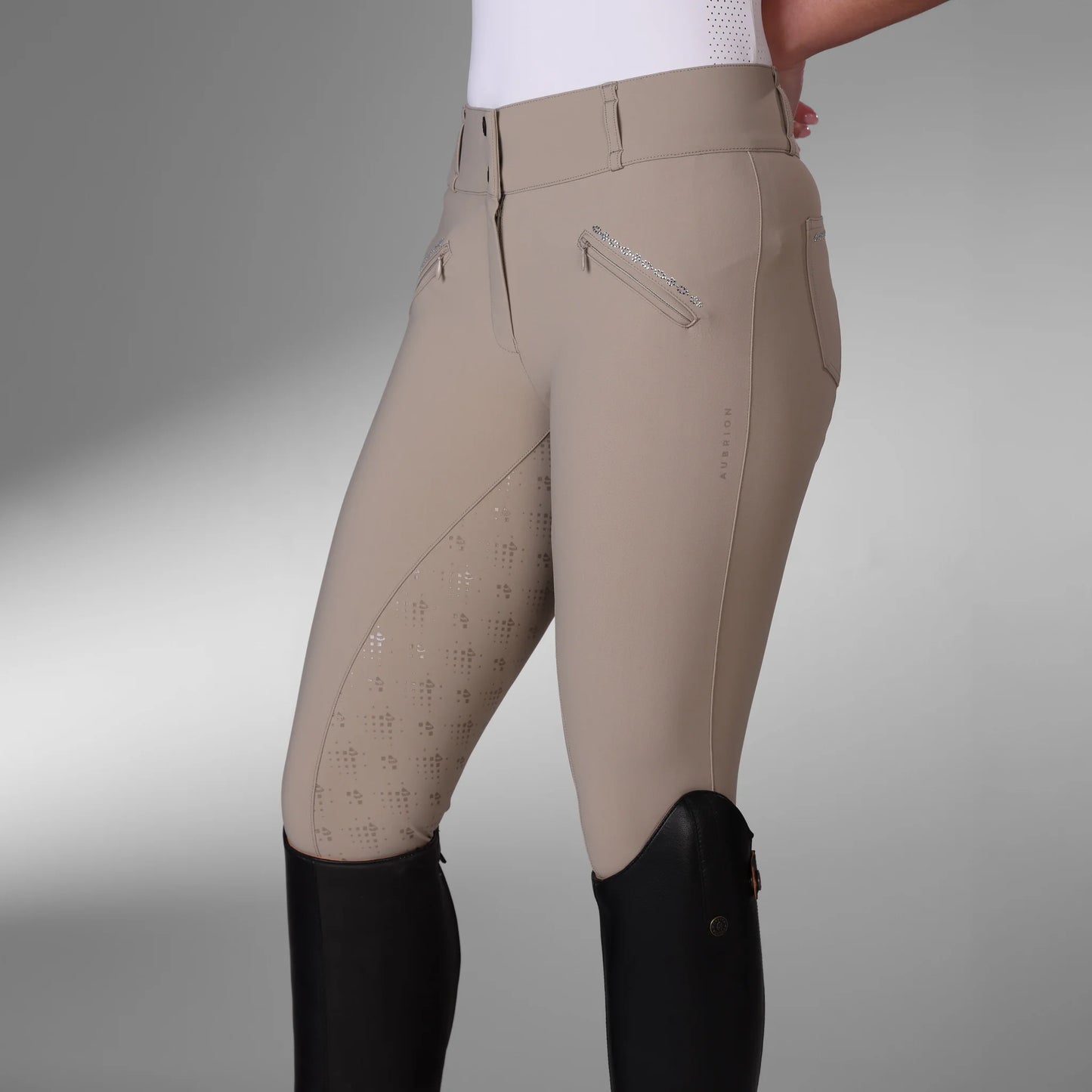 Shires Aubrion Optima LX Breeches - Women's Performance Equestrian Riding Pants - Multiple Sizes