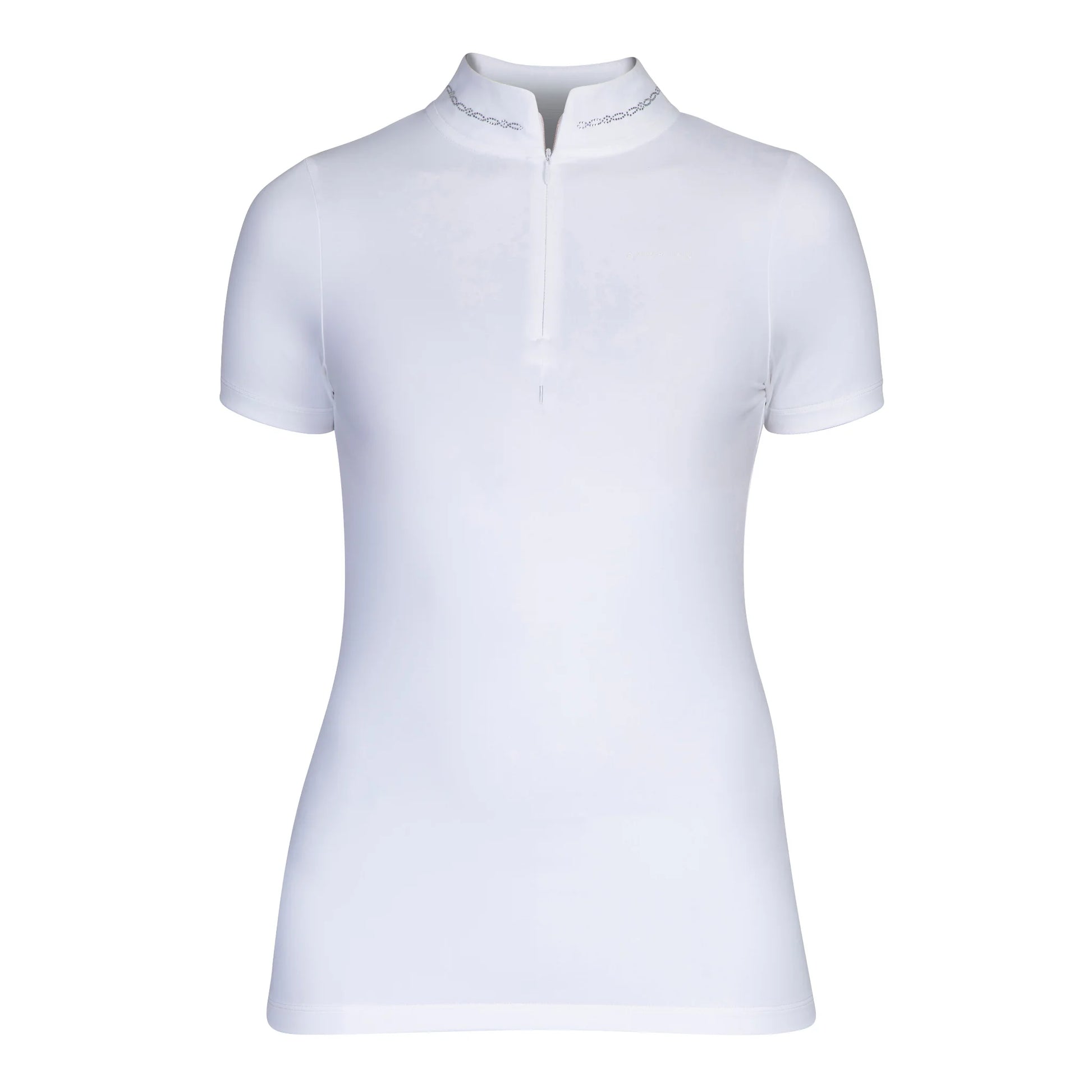 Shires Aubrion Optima LX Equestrian Show Shirt - White - Multiple Sizes