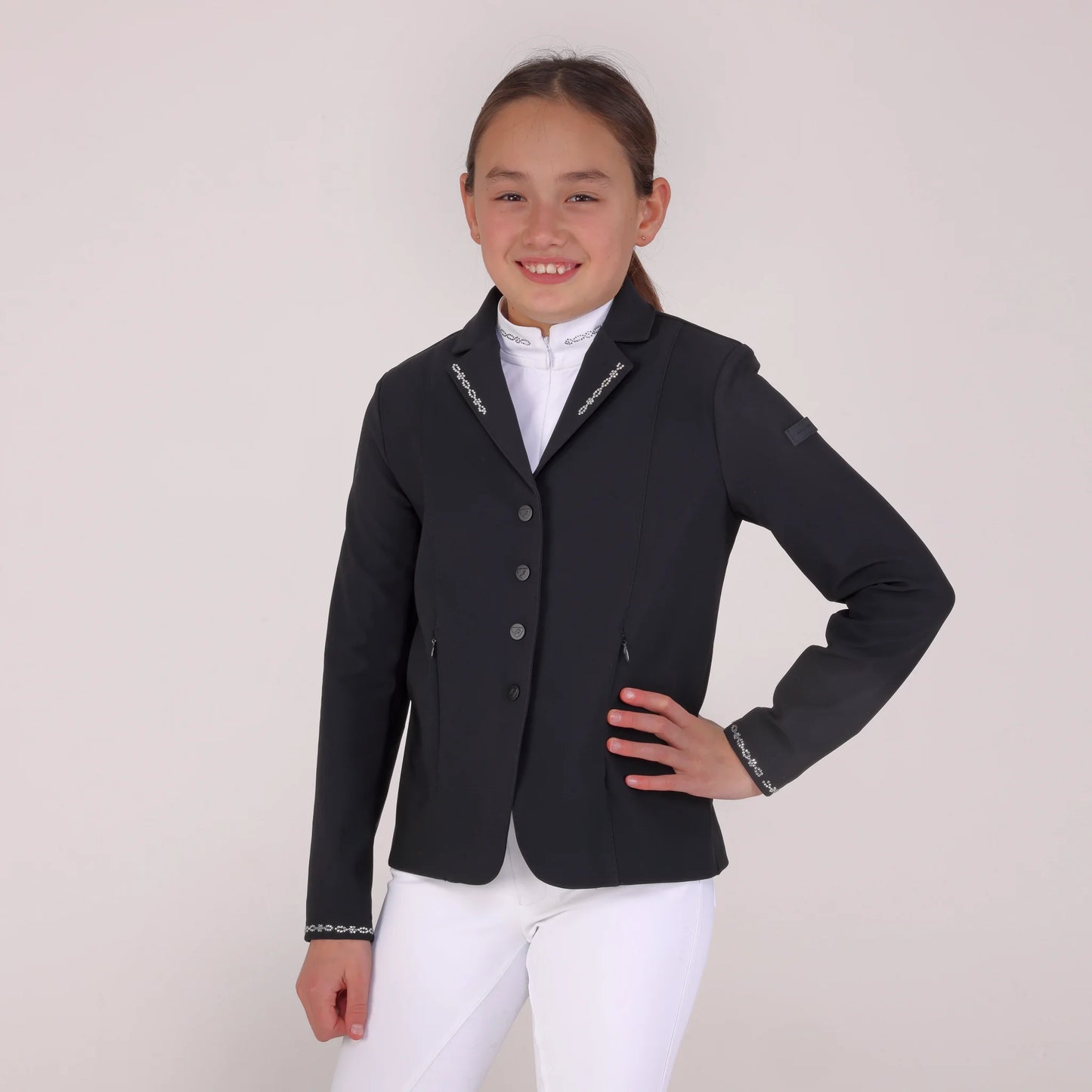 Shires Aubrion Optima LX Show Coat - Technical Performance Equestrian Competition Jacket