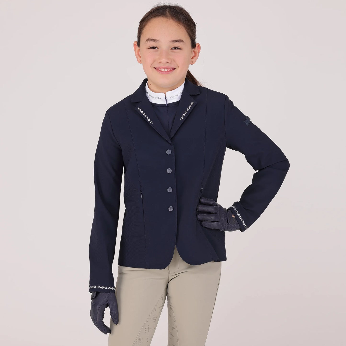 Shires Aubrion Optima LX Show Coat - Technical Performance Equestrian Competition Jacket
