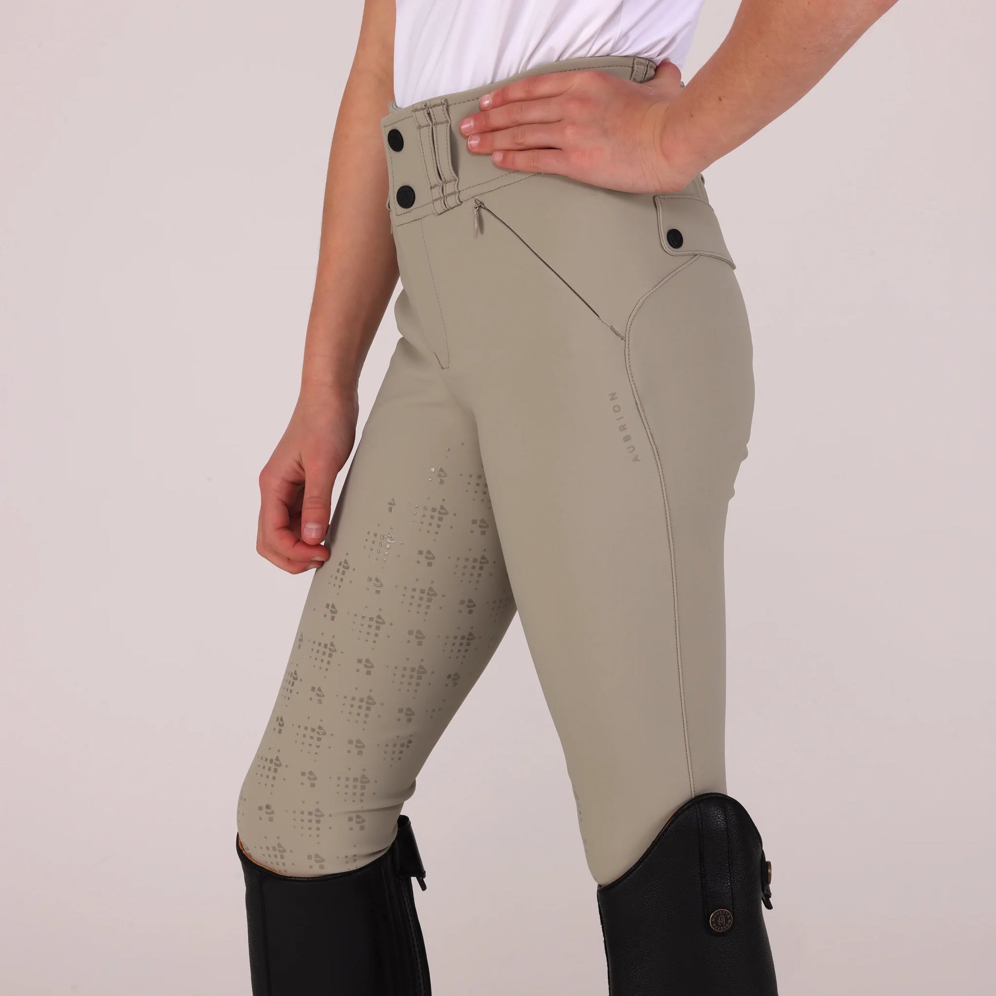 Shires Aubrion Optima MX Young Rider Breeches - Performance Youth Riding Pants