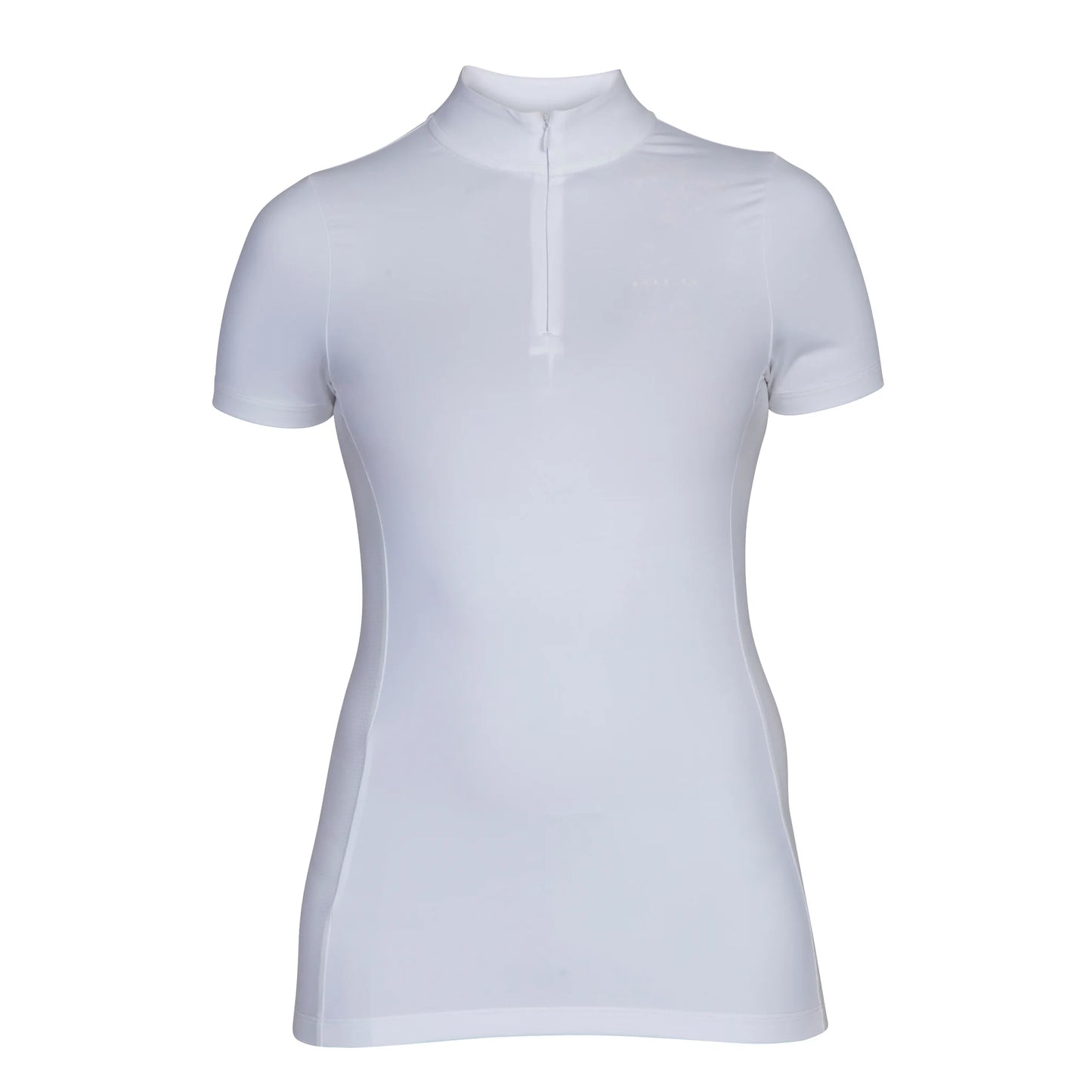 Shires Aubrion Optima PX Performance Equestrian Riding Show Shirt - White