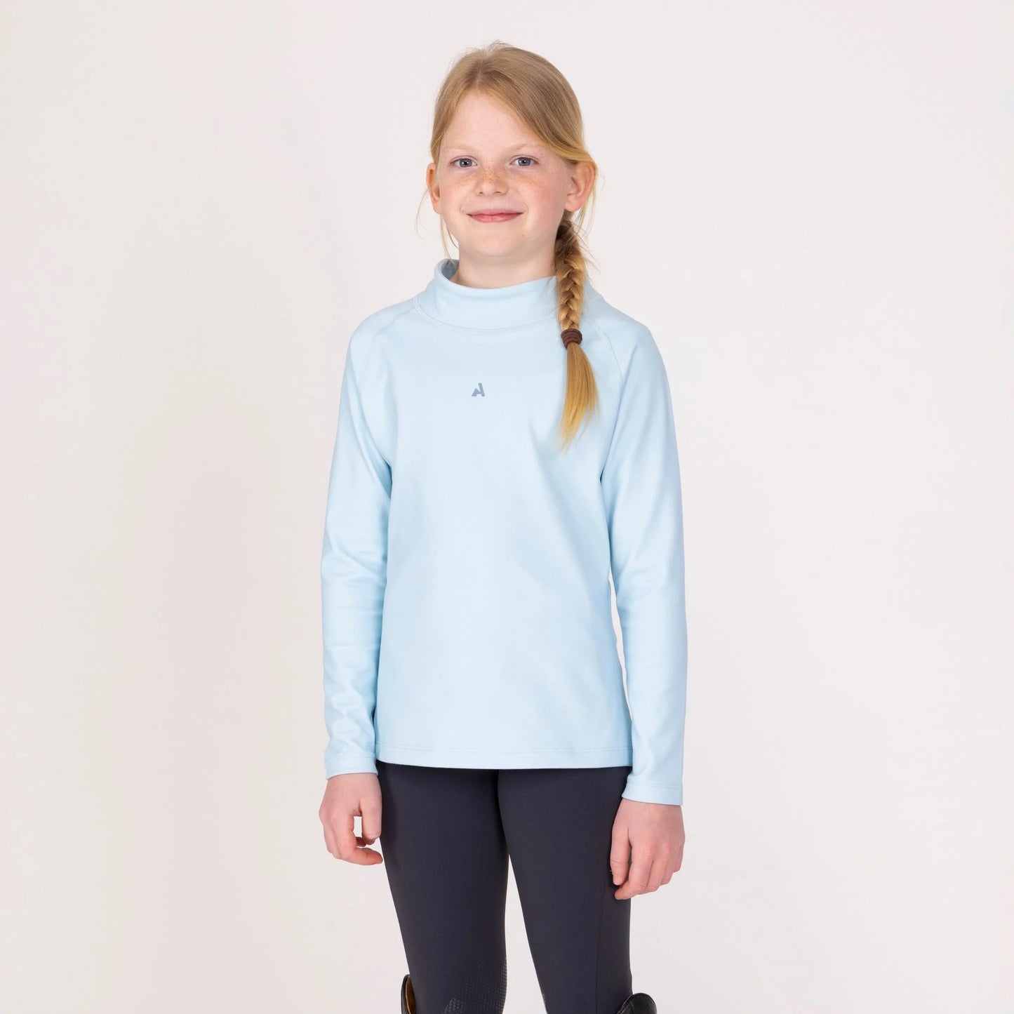 Shires Aubrion React Relaxed Base Layer - Young Rider Youth Equestrian Riding Top