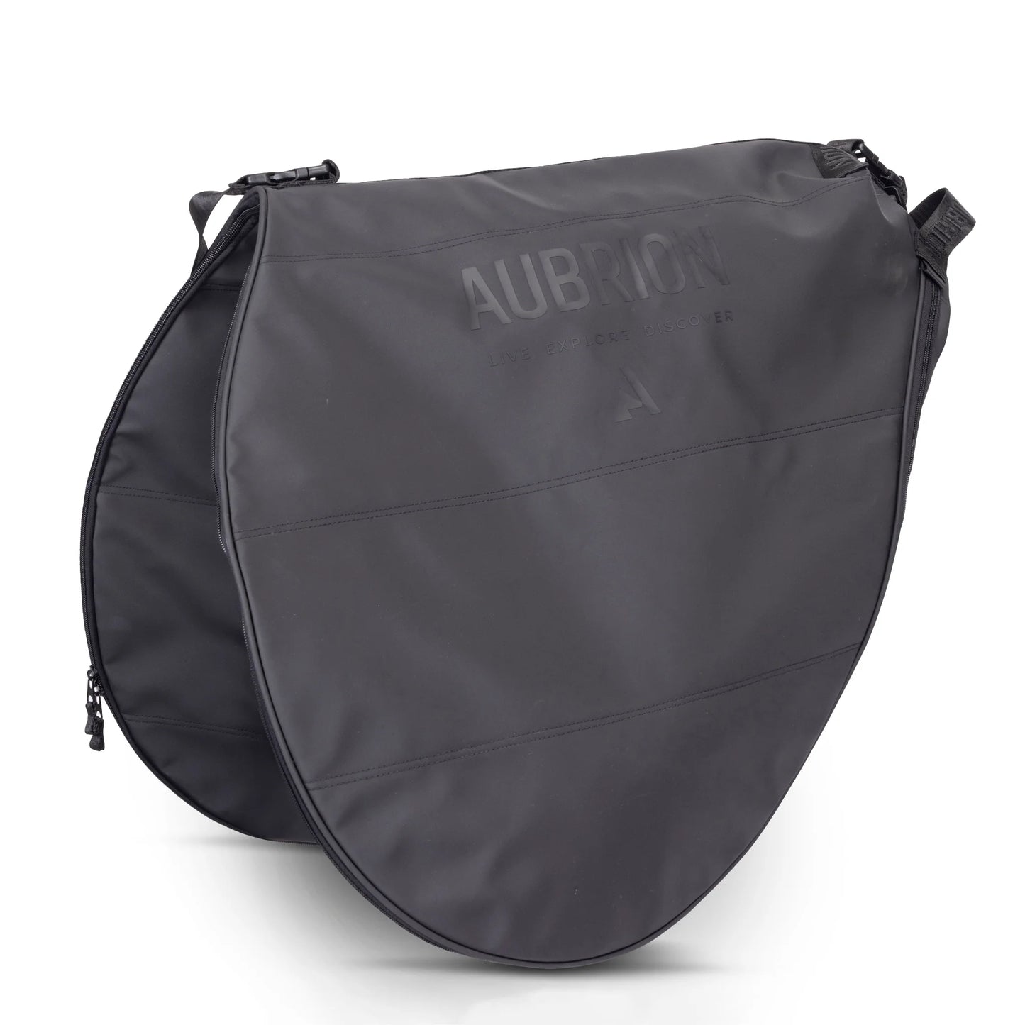 Shires Aubrion React Saddle Bag - Black - Durable Equestrian Storage for Trail and Training