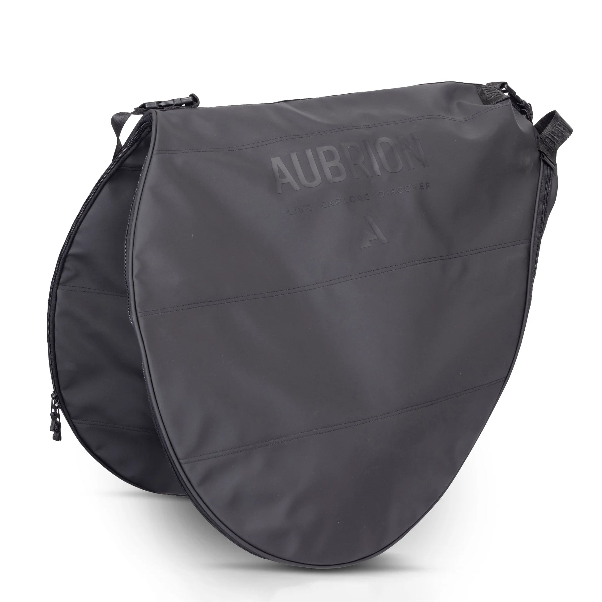 Shires Aubrion React Saddle Bag - Black - Durable Equestrian Storage for Trail and Training
