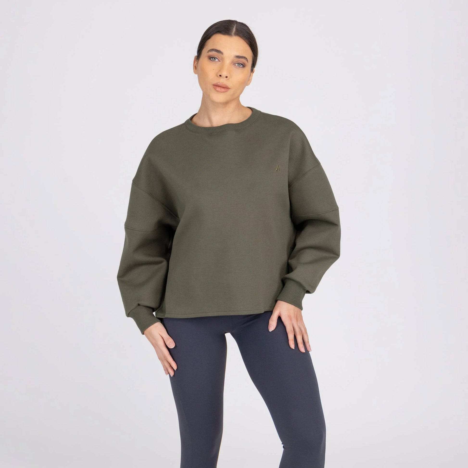 Shires Aubrion React Sweatshirt - Performance Equestrian Layering Top - Multiple Sizes