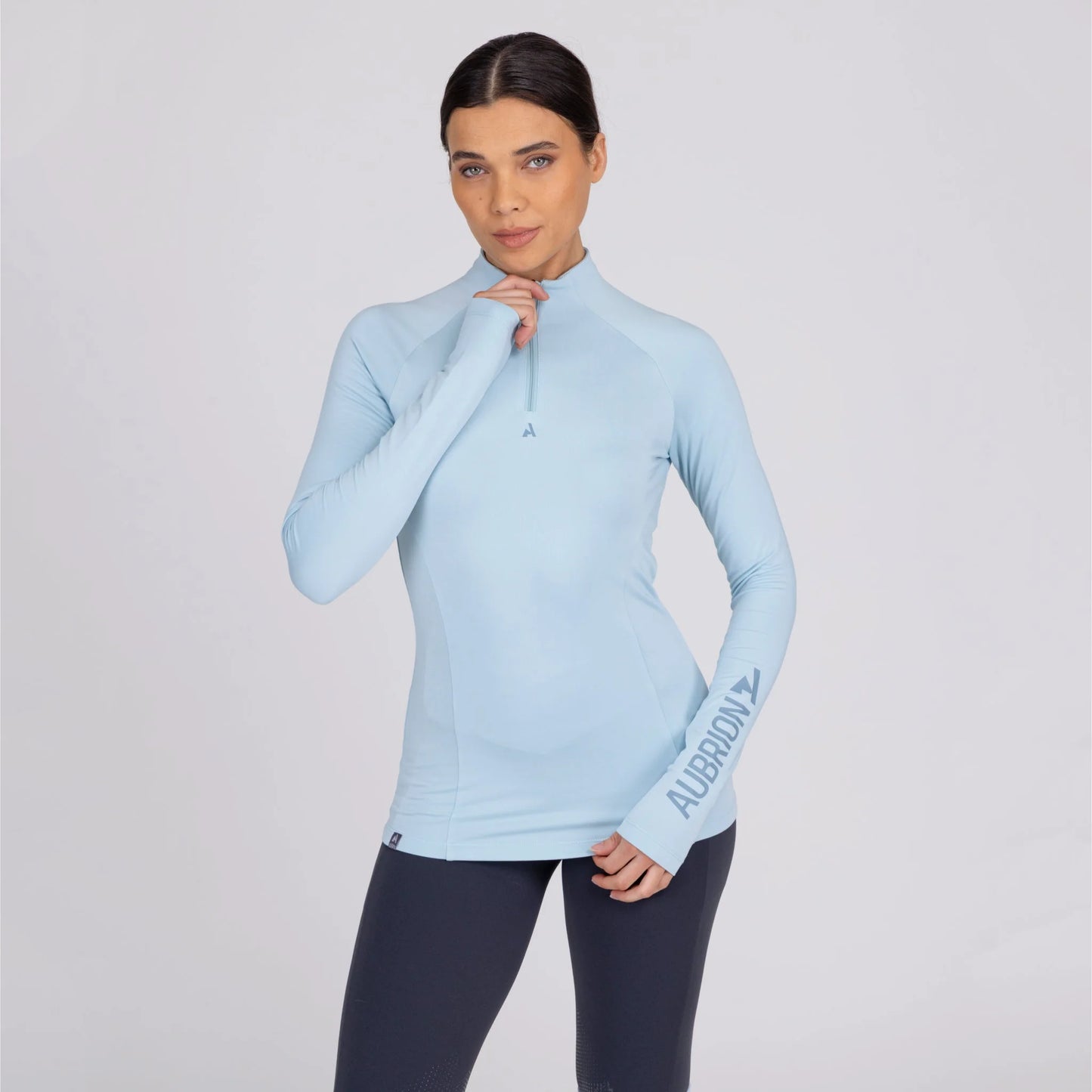 Shires Aubrion React Winter Base Layer - Thermal Performance Equestrian Riding Top for Cold Weather - Multiple Sizes