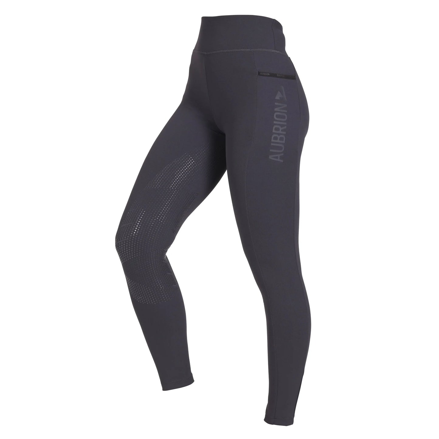 Shires Aubrion React Winter Tights - Thermal Fleece Lined Riding Leggings - Multiple Sizes