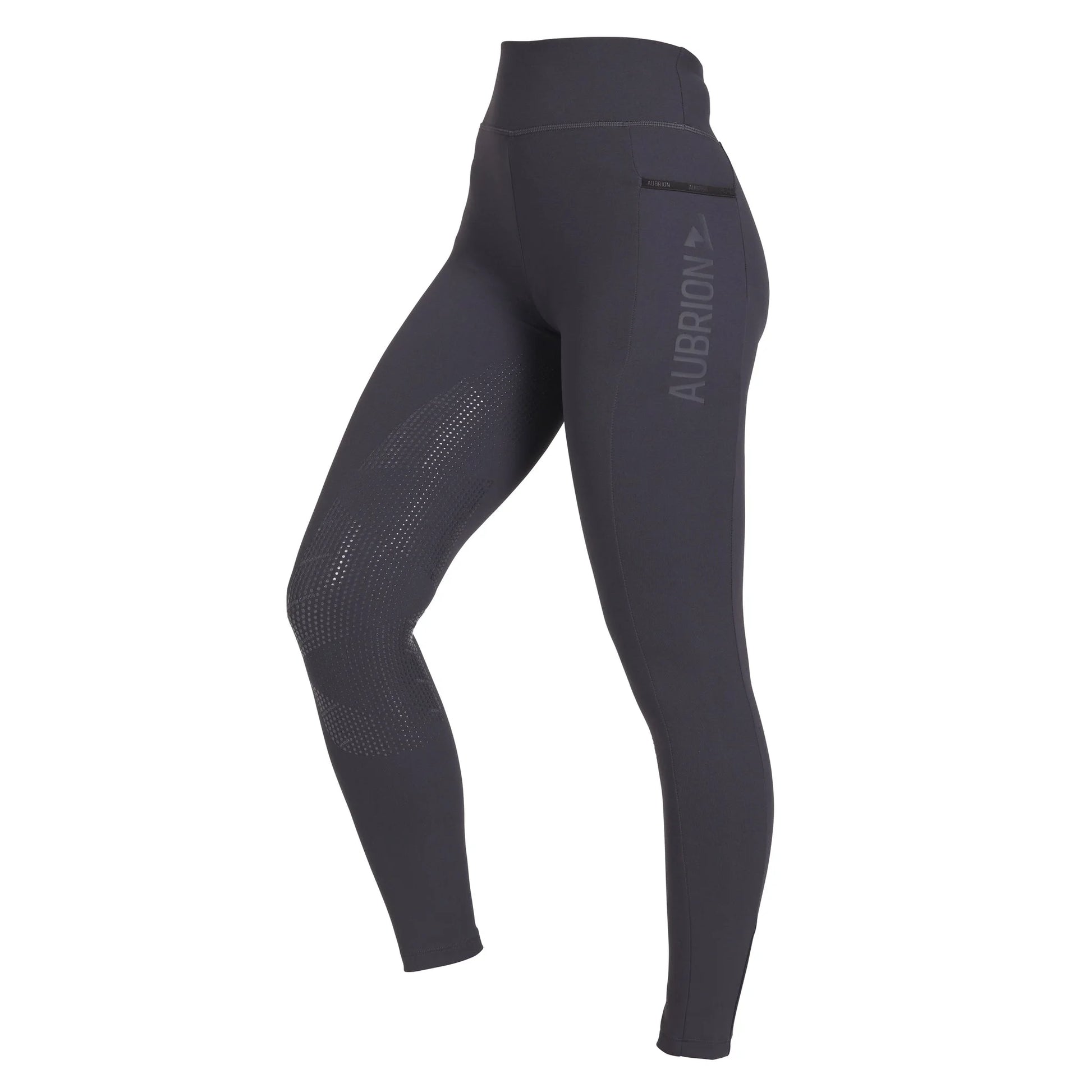 Shires Aubrion React Winter Tights - Thermal Fleece Lined Riding Leggings - Multiple Sizes
