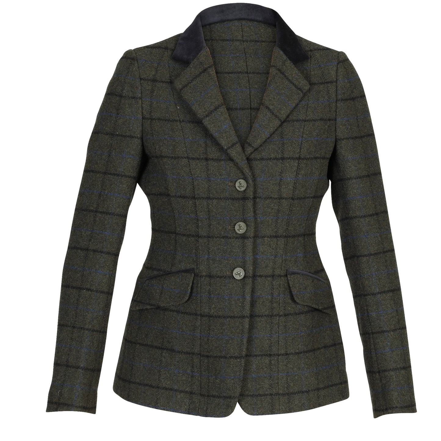 Shires Aubrion Saratoga Jacket - Premium Equestrian Show Riding Apparel 9785DRKGRNCK32