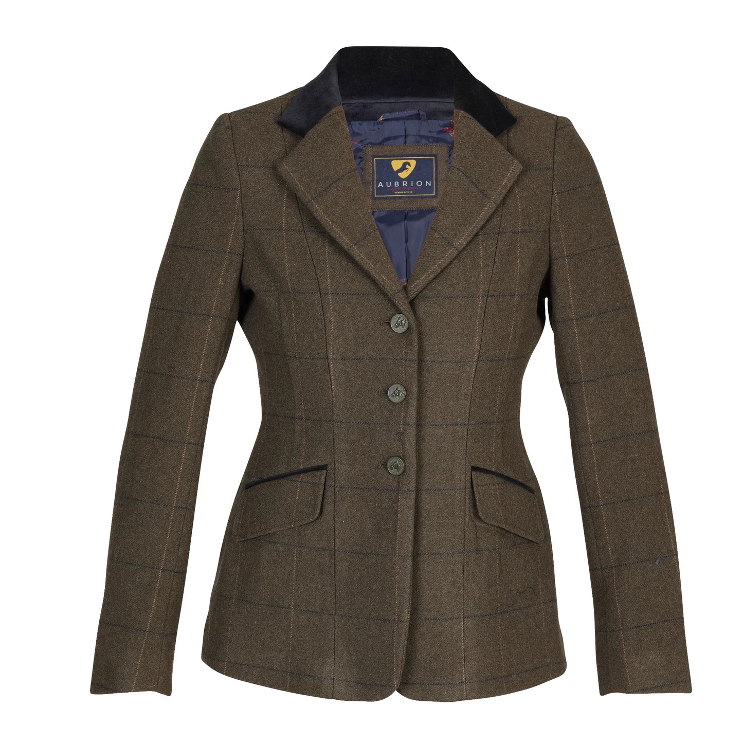 Shires Aubrion Saratoga Jacket - Premium Equestrian Show Riding Apparel 9785GRNCHK42